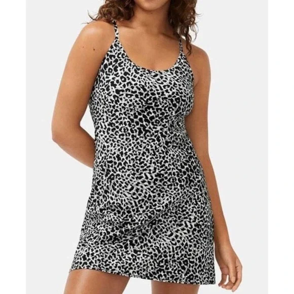 Outdoor Voices Snow Leopard Workout Dress - Picture 1 of 8